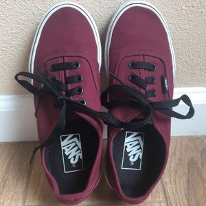 Maroon Vans